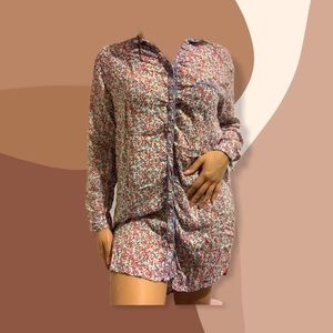 Tommy Hilfiger floral shirt dress